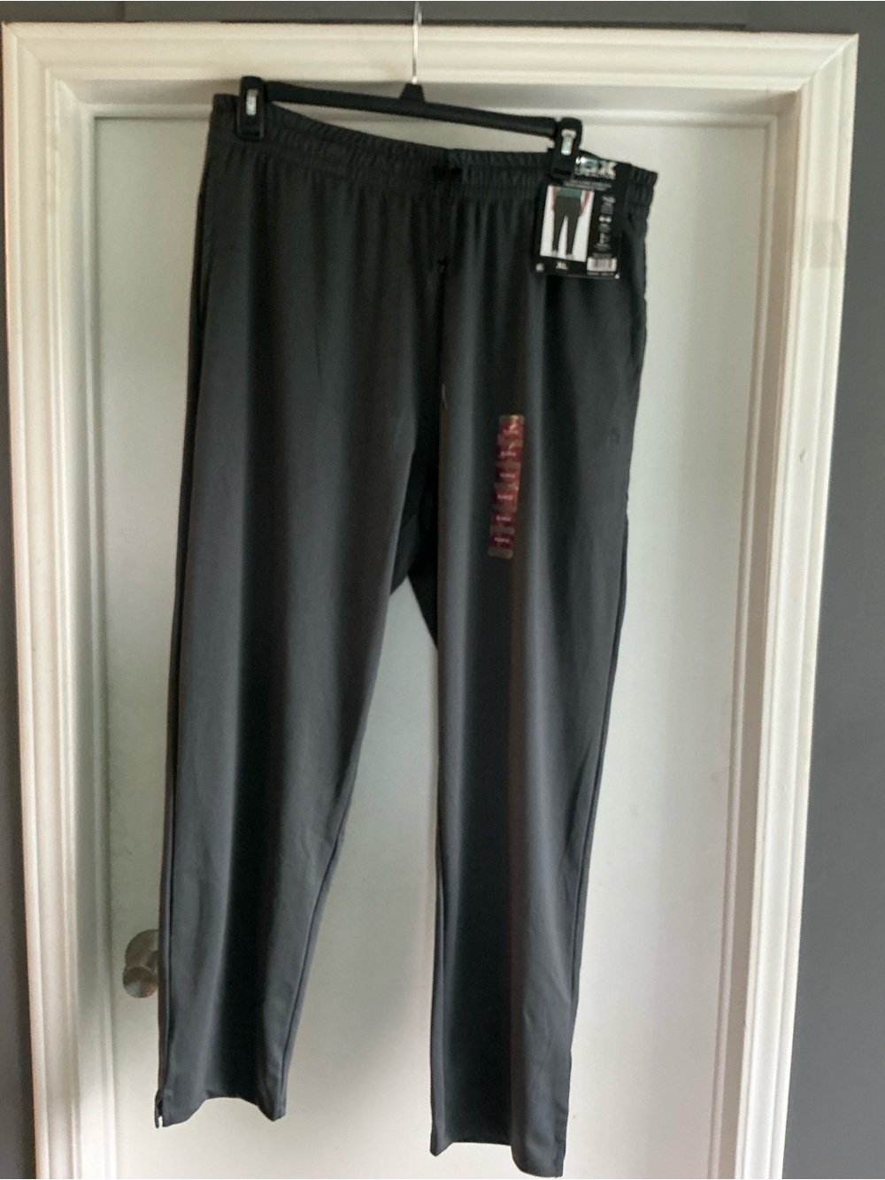 NWT RBX Men's Gray 4 way stretch performance pants Sz XL